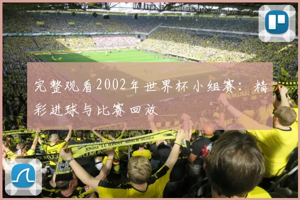完整观看2002年世界杯小组赛：精彩进球与比赛回放