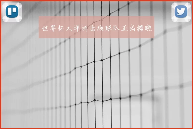 世界杯大洋洲出线球队正式揭晓