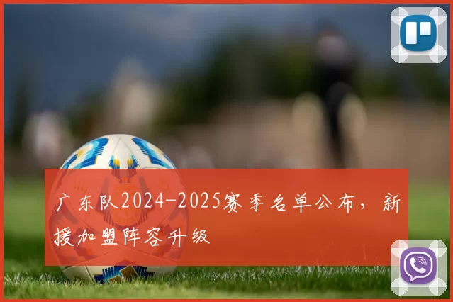 广东队2024-2025赛季名单公布，新援加盟阵容升级