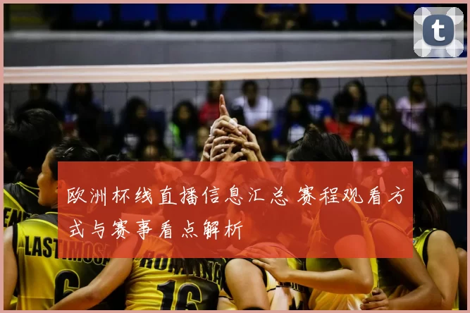 欧洲杯线直播信息汇总 赛程观看方式与赛事看点解析